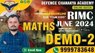 RIMC New Batch Launch | RIMC Maths Class Demo - 2 | RIMC Online Coaching | RIMC New Batch 2024