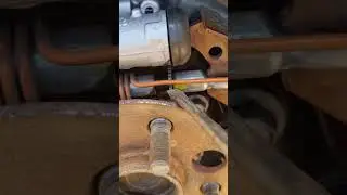 How to adjust rear brake lining#toyota#subscribe