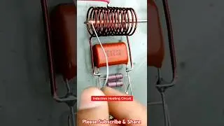 Induction Heating Circuit || Simple DIY Induction Heater Circuit #inductionheating #circuit