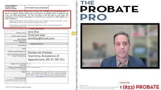 Petitioner Filing Coversheet -  Wayne County Probate Court #TheProbatePro #Probate #WCPC.US #Filing