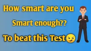 How smart are you?? here's  An IQ test to hypnotize your mind😉
