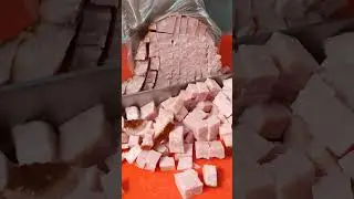 Dicing Ham 🍖 #lowcarb #carnivorediet #lchf #ham