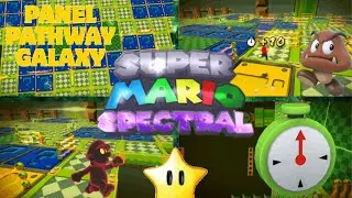 [Super Mario Spectral V1.6] Panel Pathway Galaxy | The Shadow Mario Flipswitch Run