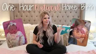 1 Hour Labor! Natural, Unmedicated Home Birth Story | Second Baby