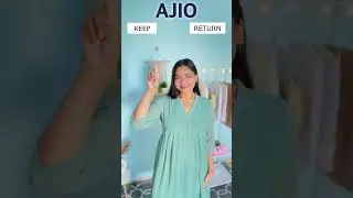 AJIO Keep Or Return ✨ #ajio  #dress #birthdaydress #urbanichaul #ashortaday #shorts #urbanic  #short