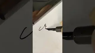 C&oacute;mo hacer la letra &ldquo;E&rdquo; #cursive #caligrafia #calligraphy #letrasbonitas #satisfying #escritos