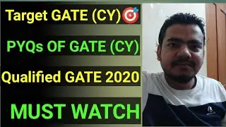 Target GATE (CY)🎯 l PYQS OF GATE ( CY)