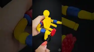 How To Make The Player (Poppy Playtime) With CLAY 😱 #shorts #MagicalClay
