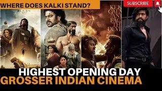 2024 Top 10 Worldwide Highest Opening Day Grossers of Indian Cinema #kalki #movie