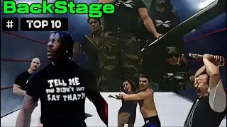 Top 10 Craziest WWE backstage moments 