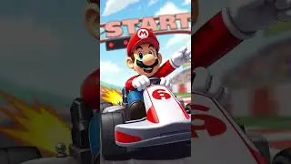 Mario Got ARRESTED for a False Start 😱🚓　#gamingparody #funnyvideo  #japanese #japaneseanime