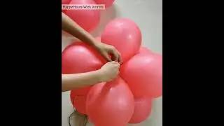 Balloon Tower | how to make Balloon Tower without stand /Birthday decoration ideas #short