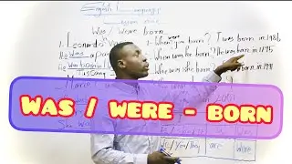 Was / were — Born