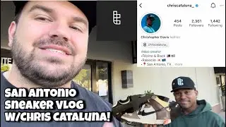 Finding Crazy Sneakers in San Antonio! Featuring Chris Cataluna from Tradeblock! Travel Vlog!