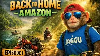 AMAZON SAFARI PART 1|मेरी खतरनाक जंगल यात्रा|MONKEY VLOG|#tarndeng  #hindi#Delhi#viralvideo 