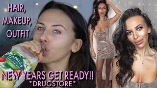 NEW YEARS DRUGSTORE MAKEOVER! MAKEUP, HAIR & OUTFIT!!! *GLAMAF*
