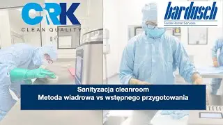 Sanityzacja Cleanroom - metoda wiadrowa i wstępnego przygotowania - system Vileda Professional