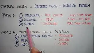 Classification of dispersed systems | colloidal dispersion | physical pharmaceutics 4 sem