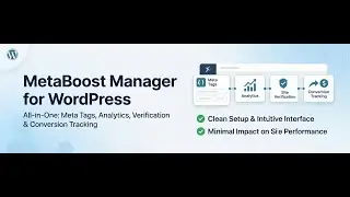 Add SEO Meta Tags and Analytics in WordPress for Free | MetaBoost Manager