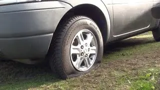 Reifen platt machen - Dem Freelander geht die Luft raus - Teil 1