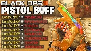 the WORST PISTOL gets BUFFED in Black Ops 4! (BO4 RK7 Buff)