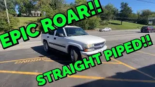 2001 Chevy Tahoe 5.3L EXHAUST w/ STRAIGHT PIPES!