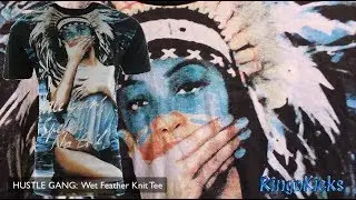 HUSTLE GANG Wet Feather Knit Tee (Review)