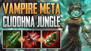 THE PERFECT VAMPIRE GOD! Cliodhna Jungle Gameplay (SMITE Conquest)