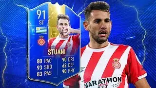 FIFA 19 TOTS Stuani Review | 91 TOTS Stuani Player Review | Fifa 19 TOTS Weekly Objective