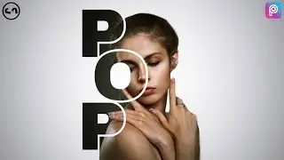 Text Masking Effect - Picsart Photo Editing - Typography