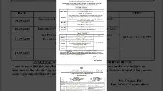6 Semester (Honours) exam Routine Real 100% Burdwan university #new _change for all of you