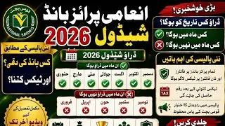 Расписание розыгрышей призовых облигаций на 2026 год | Информация о призах и налогах | Полное рас...