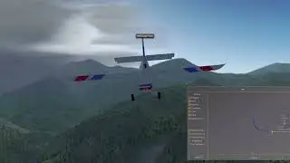 Pilatus PC-6 Turbo Porter. Indonesia WX04 approach and crash. Virtual Flight. FlightGear 2020.4.0 Bu