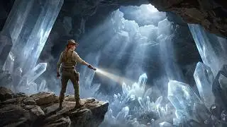 Crystal Moon Cavern &mdash; Silent Exploration in a Mystical Cave