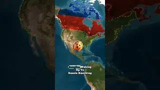 What If Russia and Canada Switched Places? #russia #canada