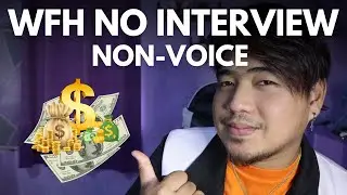 WORK FROM HOME HIRING! NO INTERVIEW - NON VOICE ONLY FOR BEGINNERS AND EXPERTS! KUYA RENEBOY