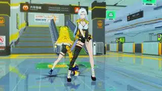 Yi Xuan, Ju fufu - Brooklynbloodpop Zenless Zone Zero MMD  #shorts #zzz #jufufu #yixuan