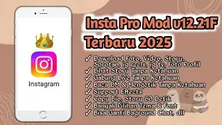 Instagram Pro Mod Terbaru 2025 Versi 12.21F | Instagram Mod Terbaru 2025 Tanpa Hapus Instagram Utama