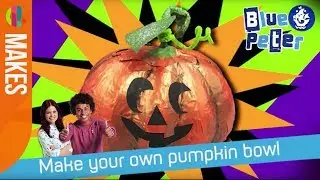 How to make a trick or treat pumpkin bowl | Blue Peter