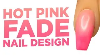 Young Nails Nail Demo - Hot Pink Fade Nail Design - Acrylic Nails