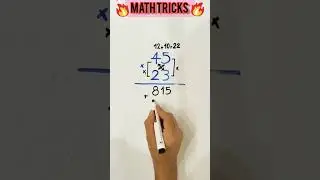 45 &times; 23|#mathematics#math#mathshorts#maths#mathtricks#mathtrick