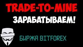 Зарабатываем на Trade to mine ч 2  Биржа BitForex обзор review