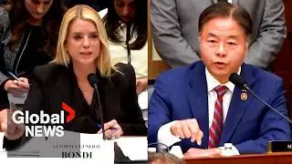 Bondi accused of lying under oath in heated exchange over Epstein files