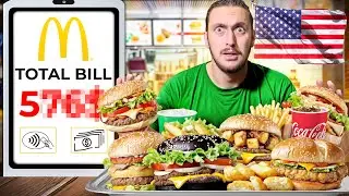 PROVO TUTTO Il MENÙ Del MCDONALD'S AMERICANO! 🍔