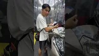 Dán xe và bị dính xương 