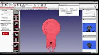 Coin scan with a modified dental scanner
