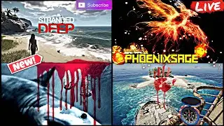 STRANDED DEEP Ep.2 (Hope Theres No Sharks!!)🙄