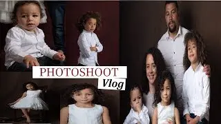 Our 3 Children Model For A Photoshoot Behind Scenes Studio VLOG Baby Photography Mixed Race Family