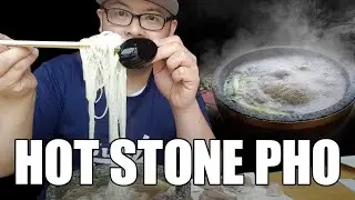 Hot Stone Pho!  HONG NGU CHICAGO-Vietnamese Beef Noodle Soup