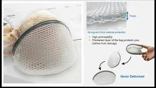 Memory Foam Bra Washing Bag (LD402)